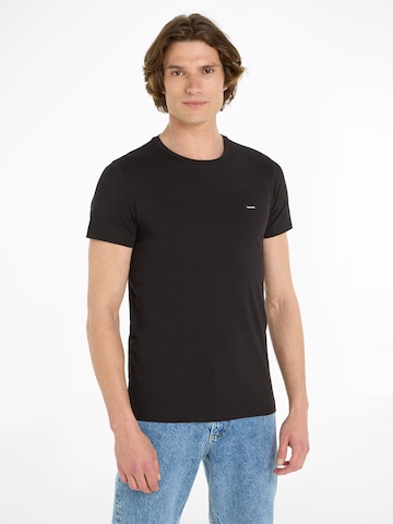 melns Calvin Klein T-Krekls: no priekšpuses