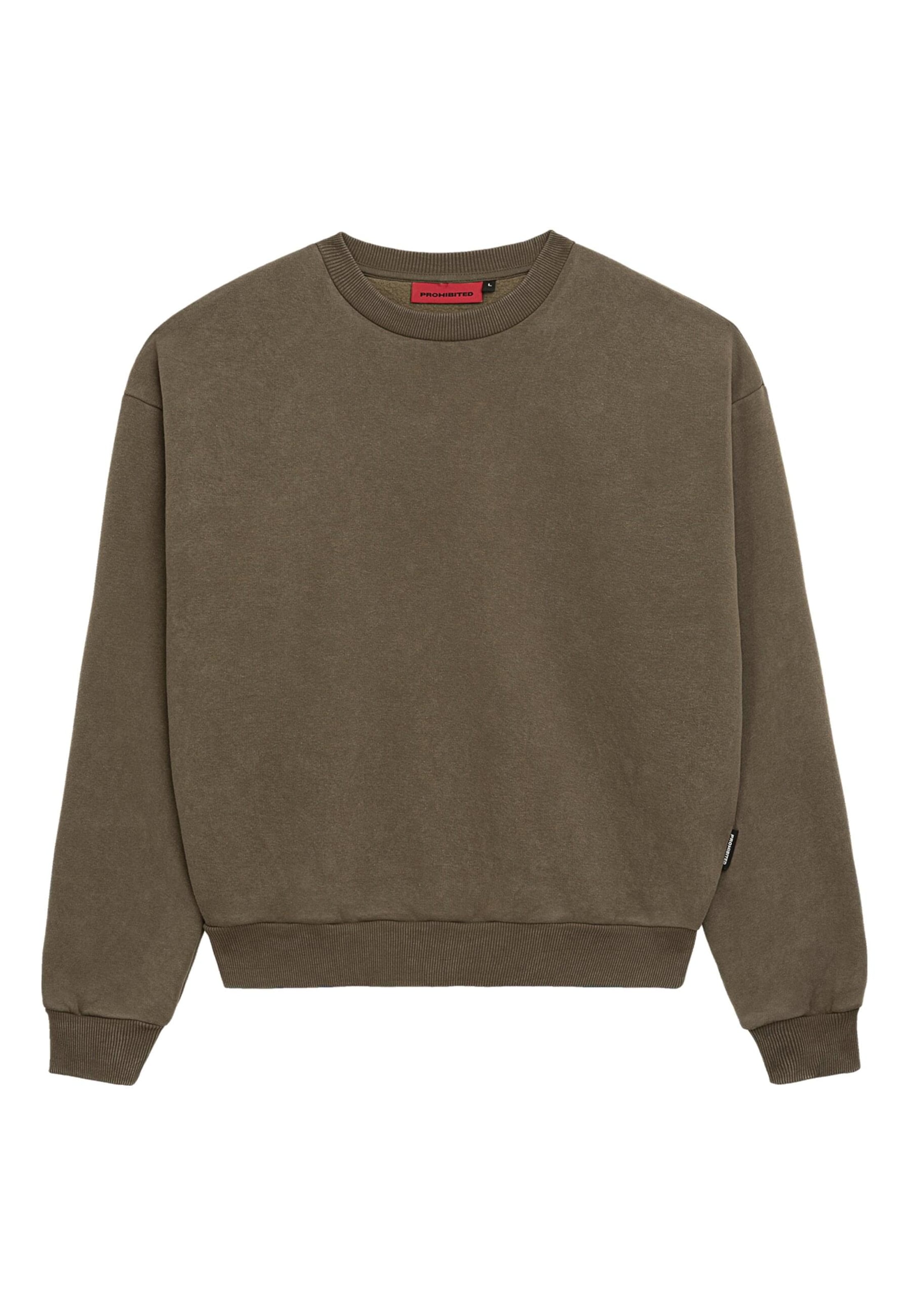 Prohibited Mikina – hnědá: přední strana