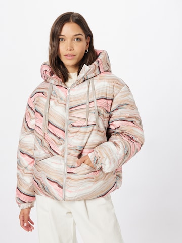 TOM TAILOR DENIM Winter jacket in Pink: front