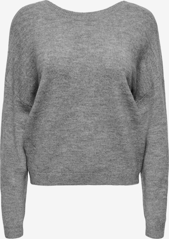 ONLY Sweater 'ONLManifesta' in Grey: front
