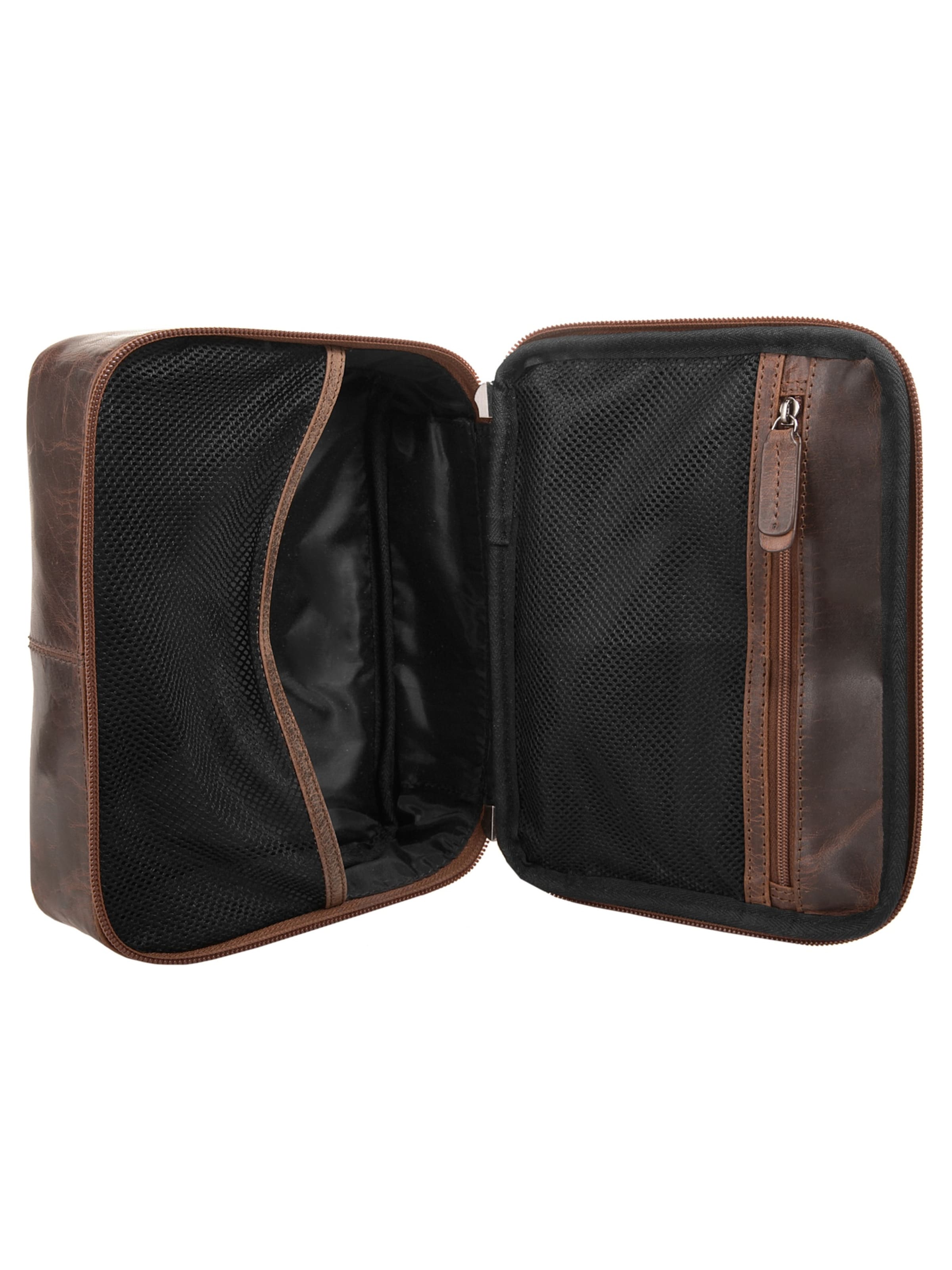 X-ZONE Kulturtasche‌‌‌‌‌‌‌‌‌ in Braun