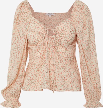 Dorothy Perkins Petite Blouse in Beige: front