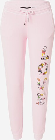 Vintage Supply Spodnie 'LOVE PEANUTS' w kolorze różowy: przód