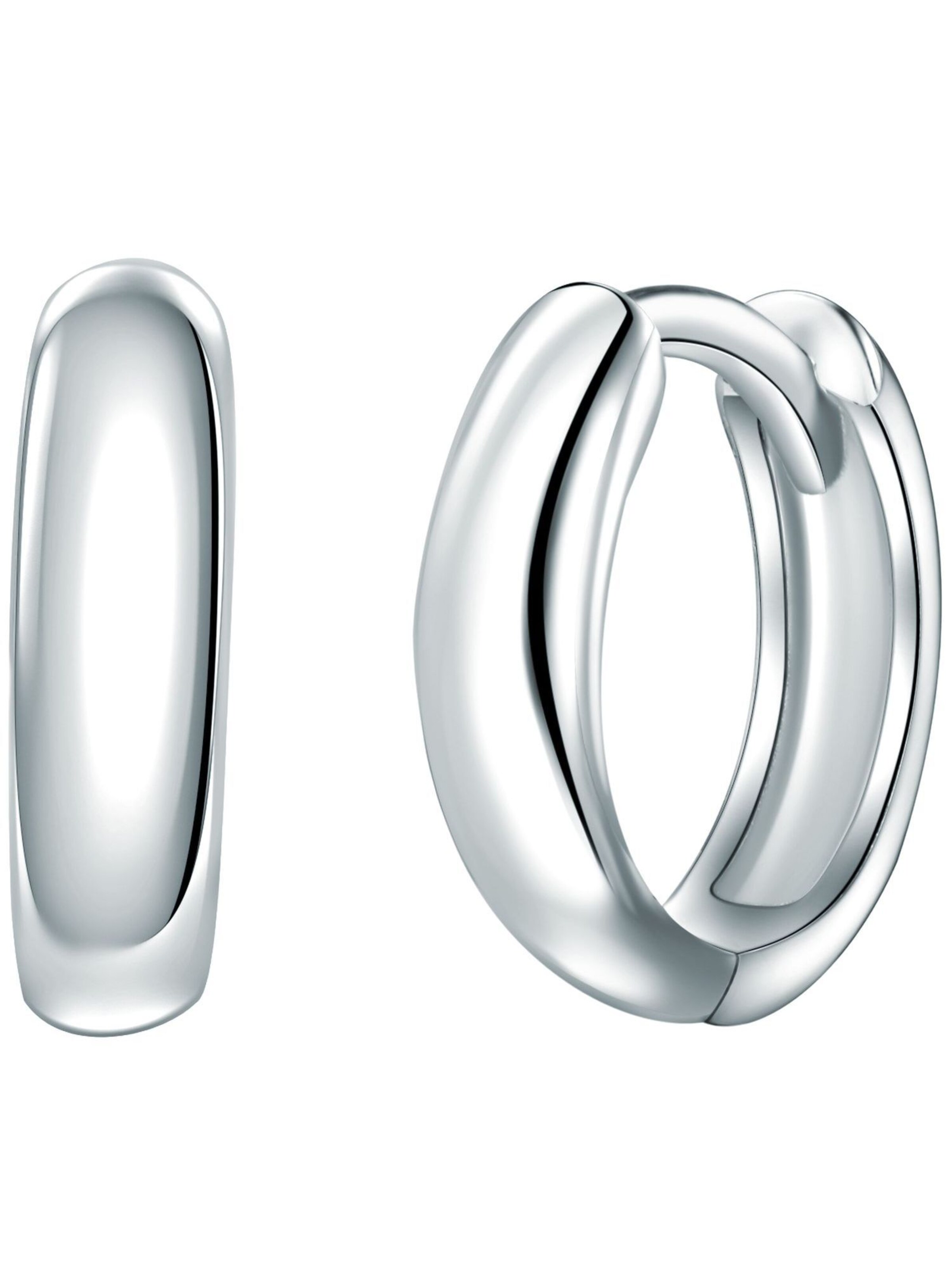 Boucles d'oreilles Rafaela Donata en argent : devant