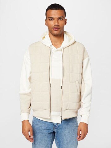 BURTON MENSWEAR LONDON Vest in Beige: front