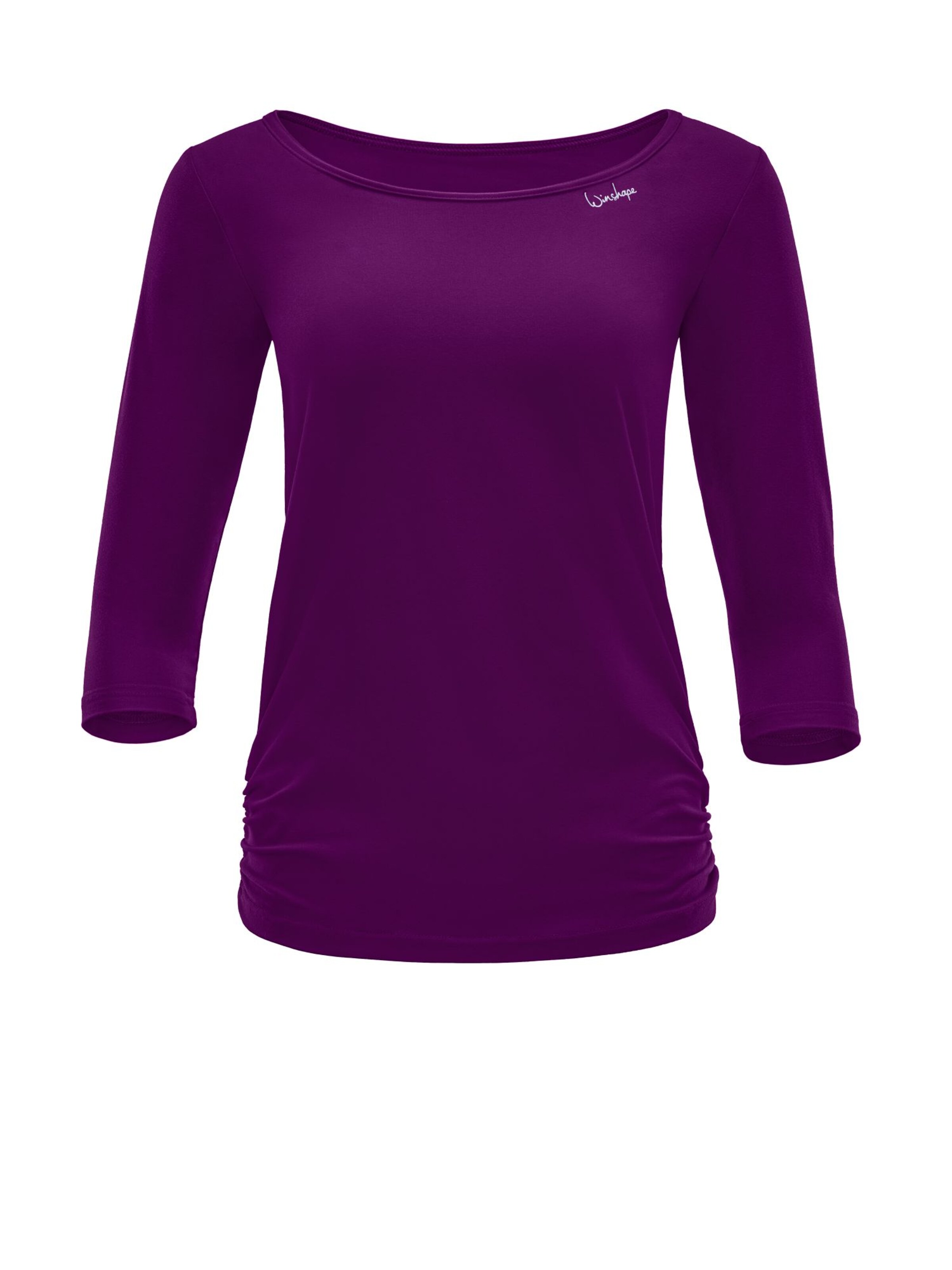 Winshape Haut de sport ' AET139LS ' en prune, Vue avec produit