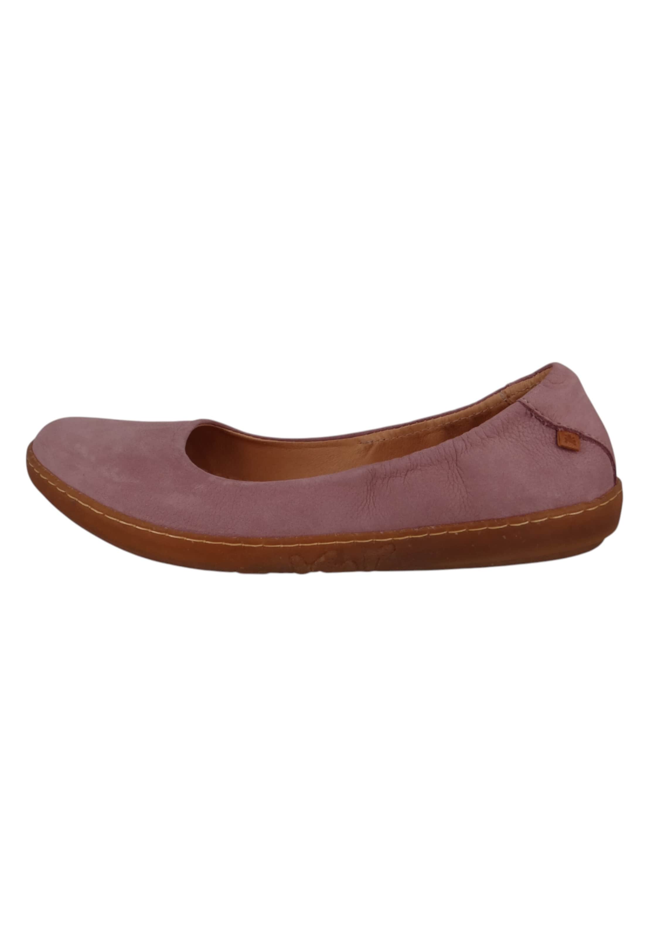 EL NATURALISTA Ballet Flats 'Coral' in Purple: front