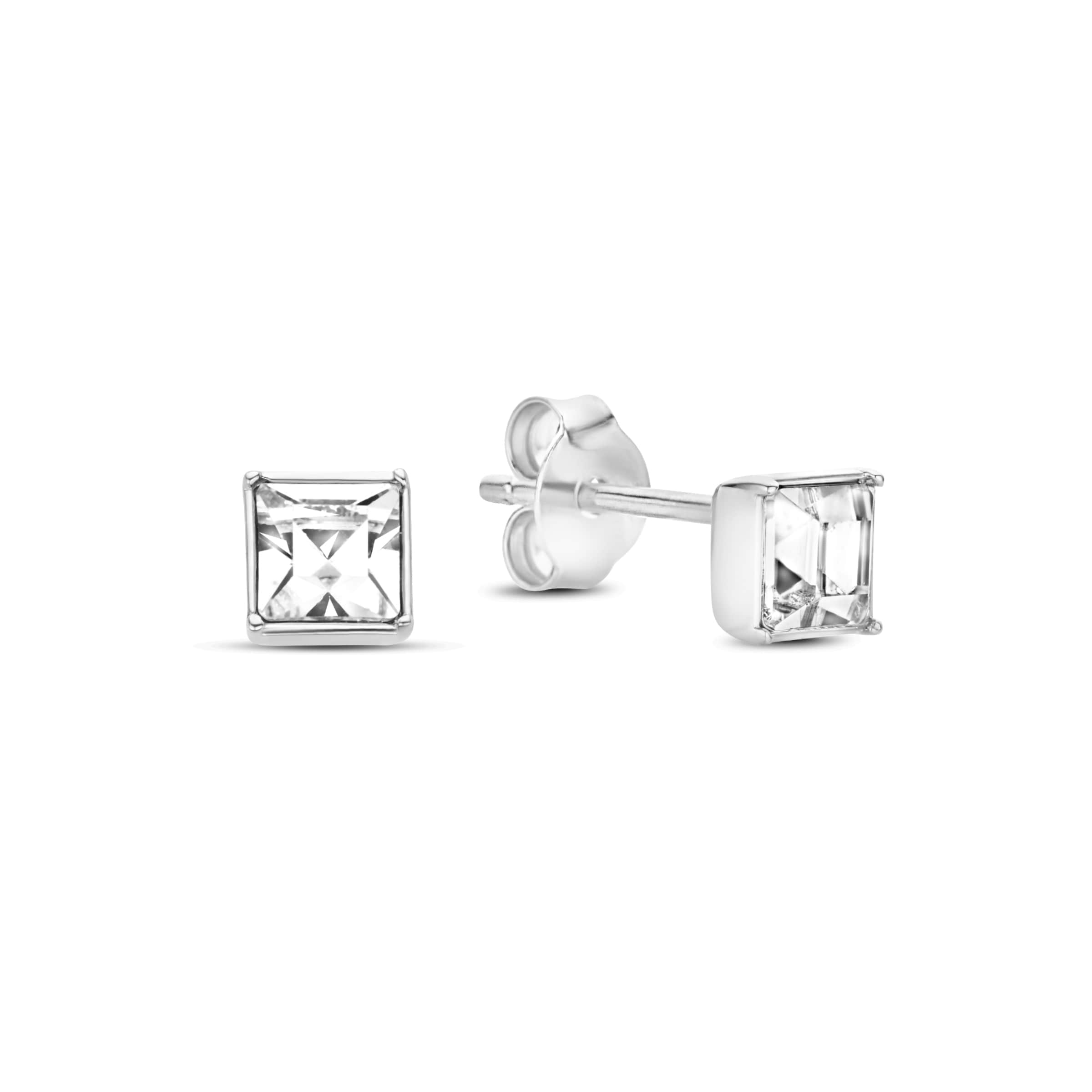 Boucles d'oreilles Parte di Me en argent : devant