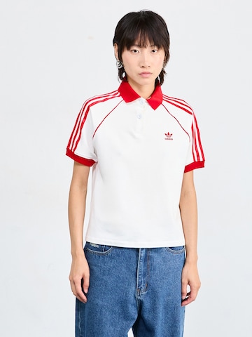 ADIDAS ORIGINALS Shirt in White: front