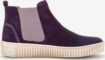 GABOR Chelsea Boots in Purple