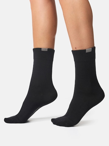 Nur Die Socken 'Passt Perfekt' in Schwarz