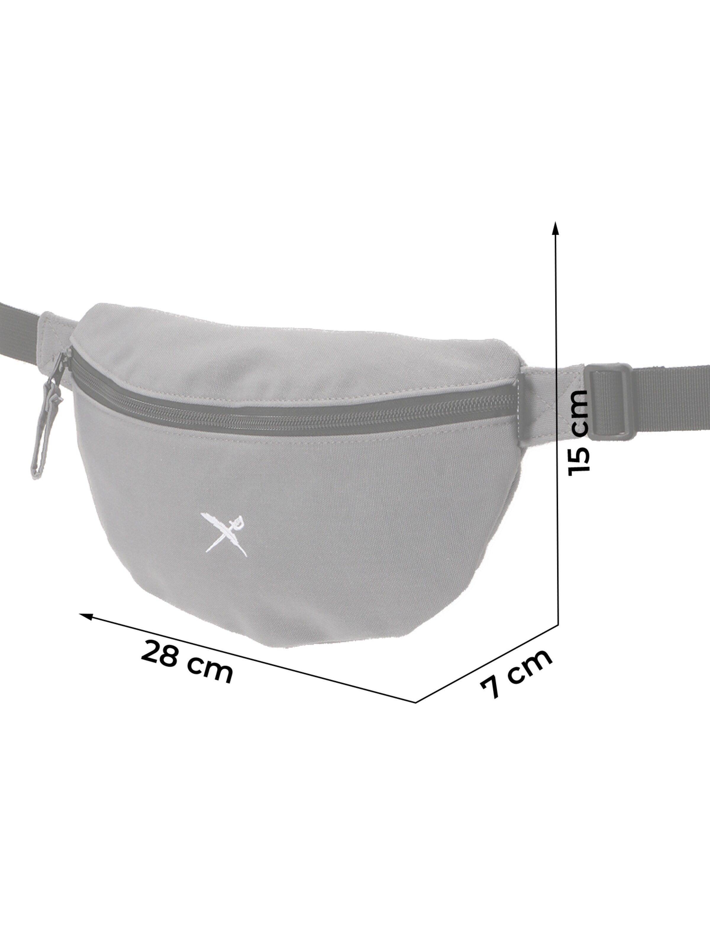 Iriedaily - Riñonera 'Easy Flag' en gris