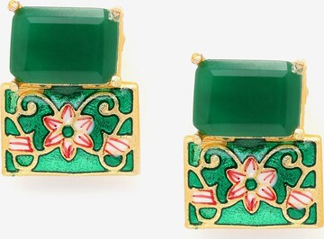 SOHI Earrings 'Kamala' in Green: front