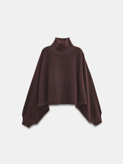 Dilvin Pullover oversized em XS-XL em castanho, Vista do artigo