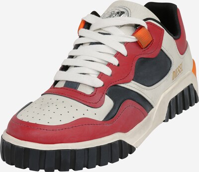 DIESEL Sneaker 'S-RUA' in pastellrot / schwarz / weiß, Produktansicht