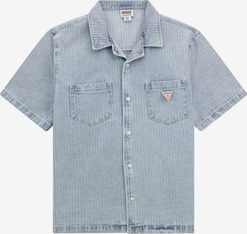 GUESS Regular fit Button Up Shirt in Blue: front