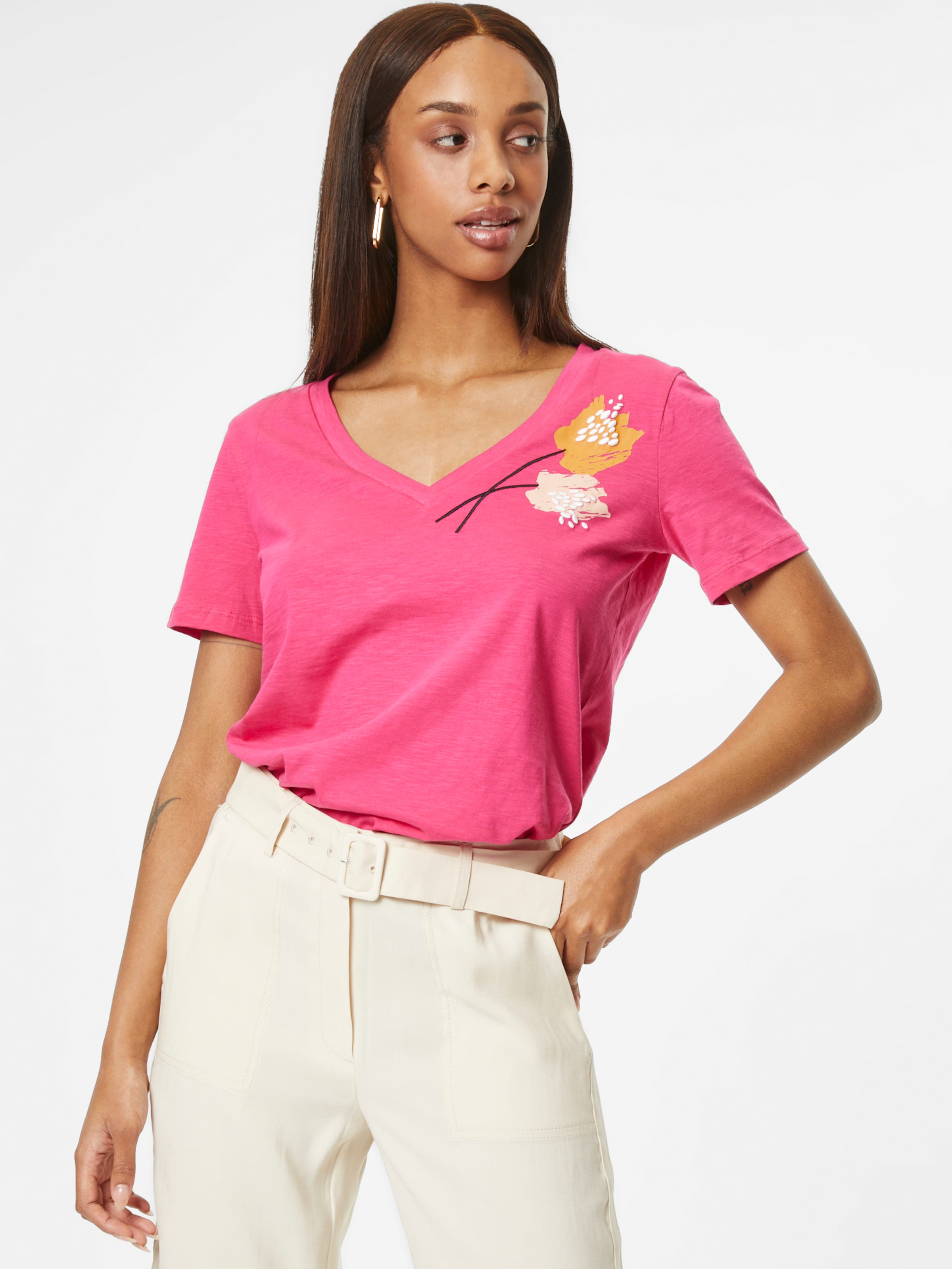Frauen Shirts & Tops TAIFUN T-Shirt in Pink, Hellpink - UM03133