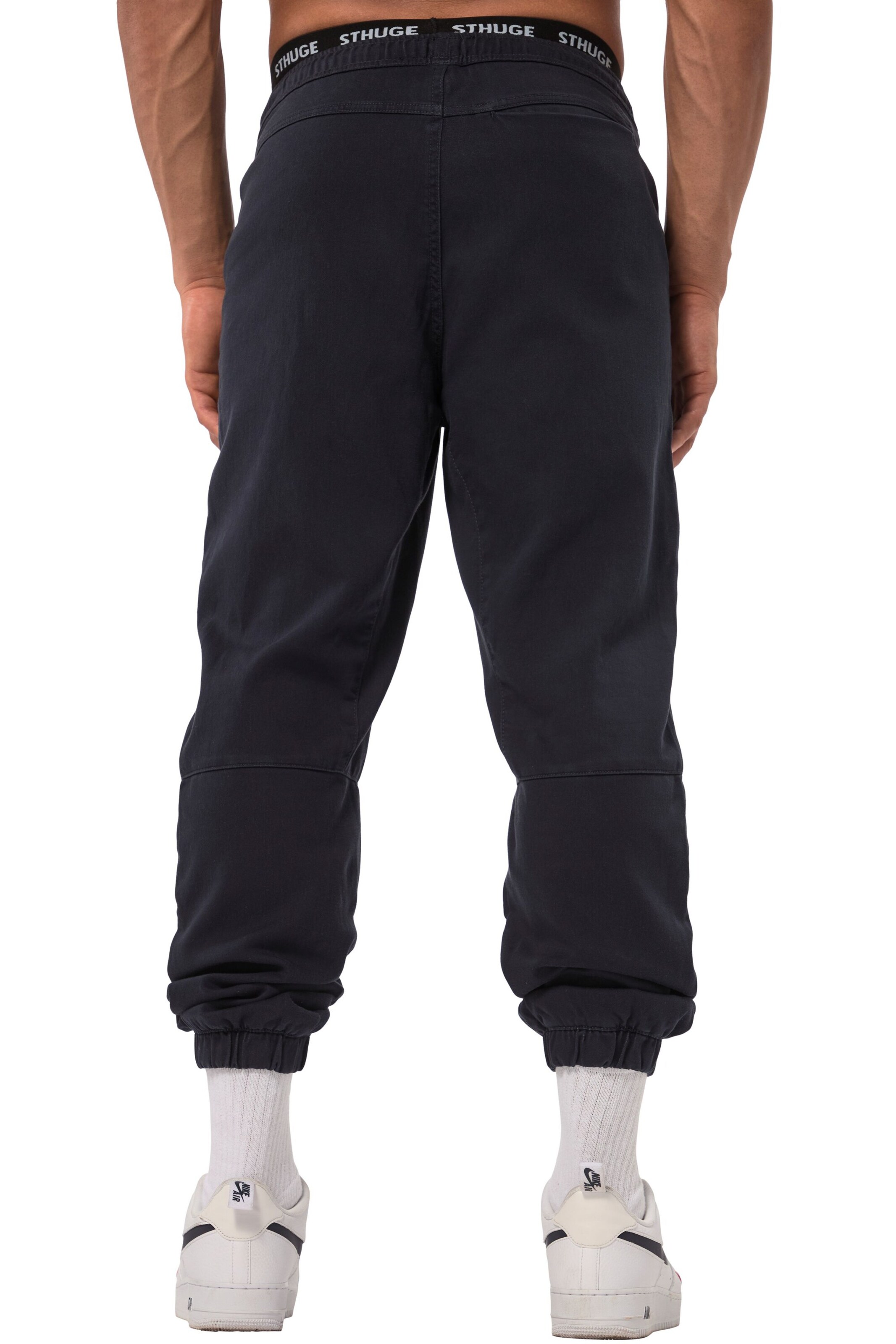 STHUGE Regular Broek in Blauw