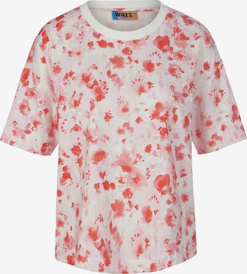 T-shirt WALL London en rose : devant