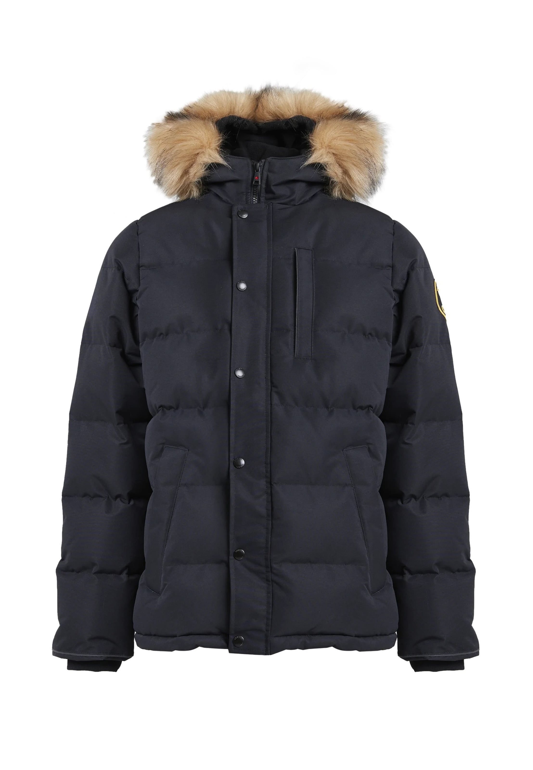 Veste d’hiver 'Levetti' Zavetti Canada en noir : devant