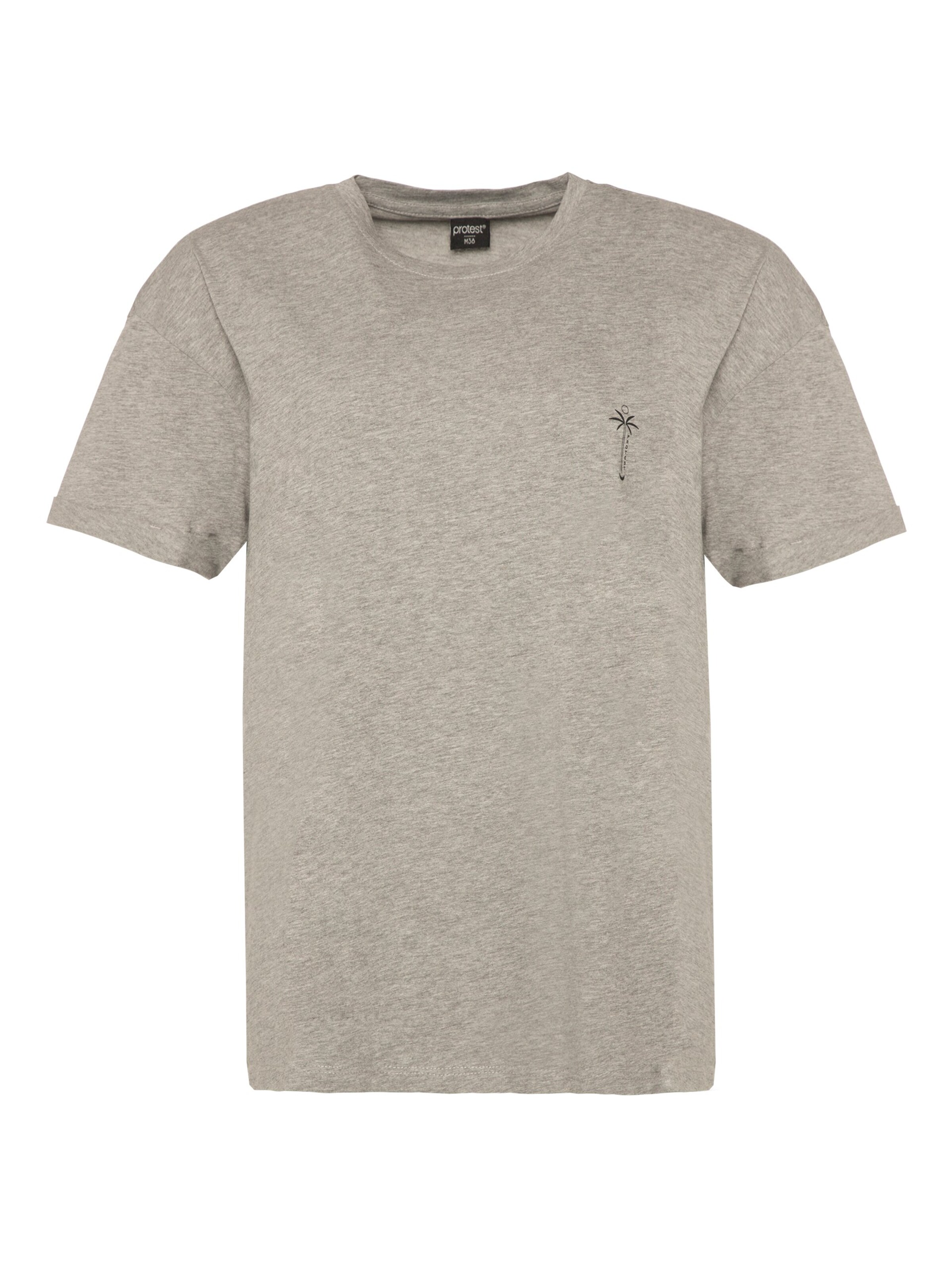 PROTEST Shirt 'POLLY' in Grijs: voorkant