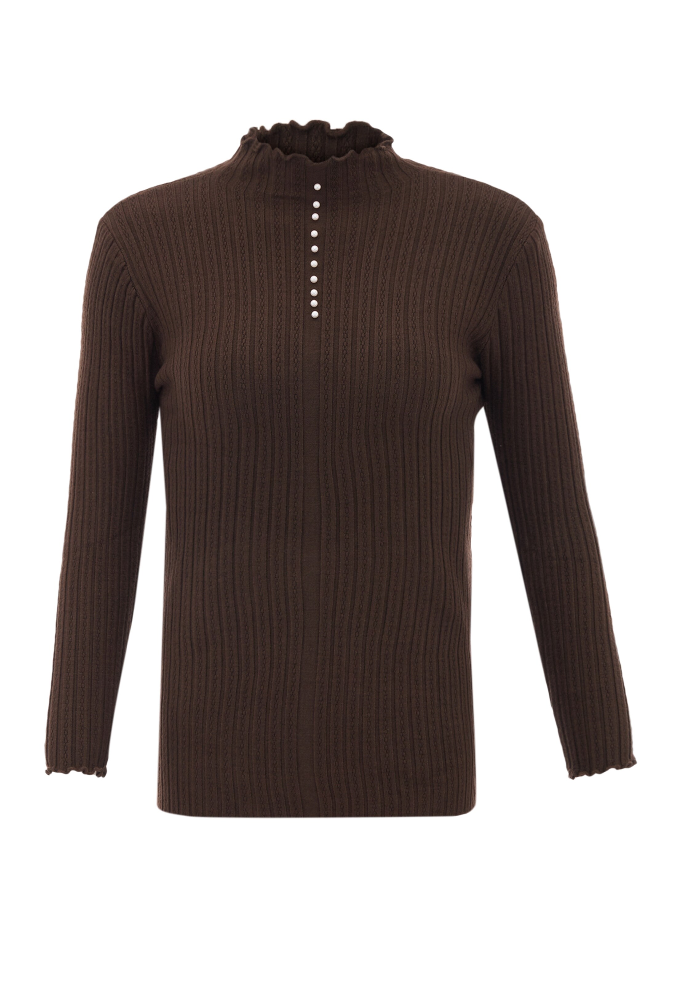CARNEA Sweater in Brown: front