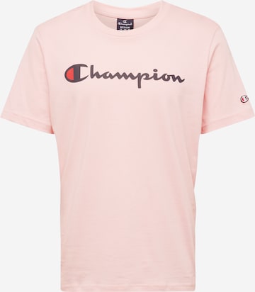 Champion Authentic Athletic Apparel T-Shirt in Pink: predná strana