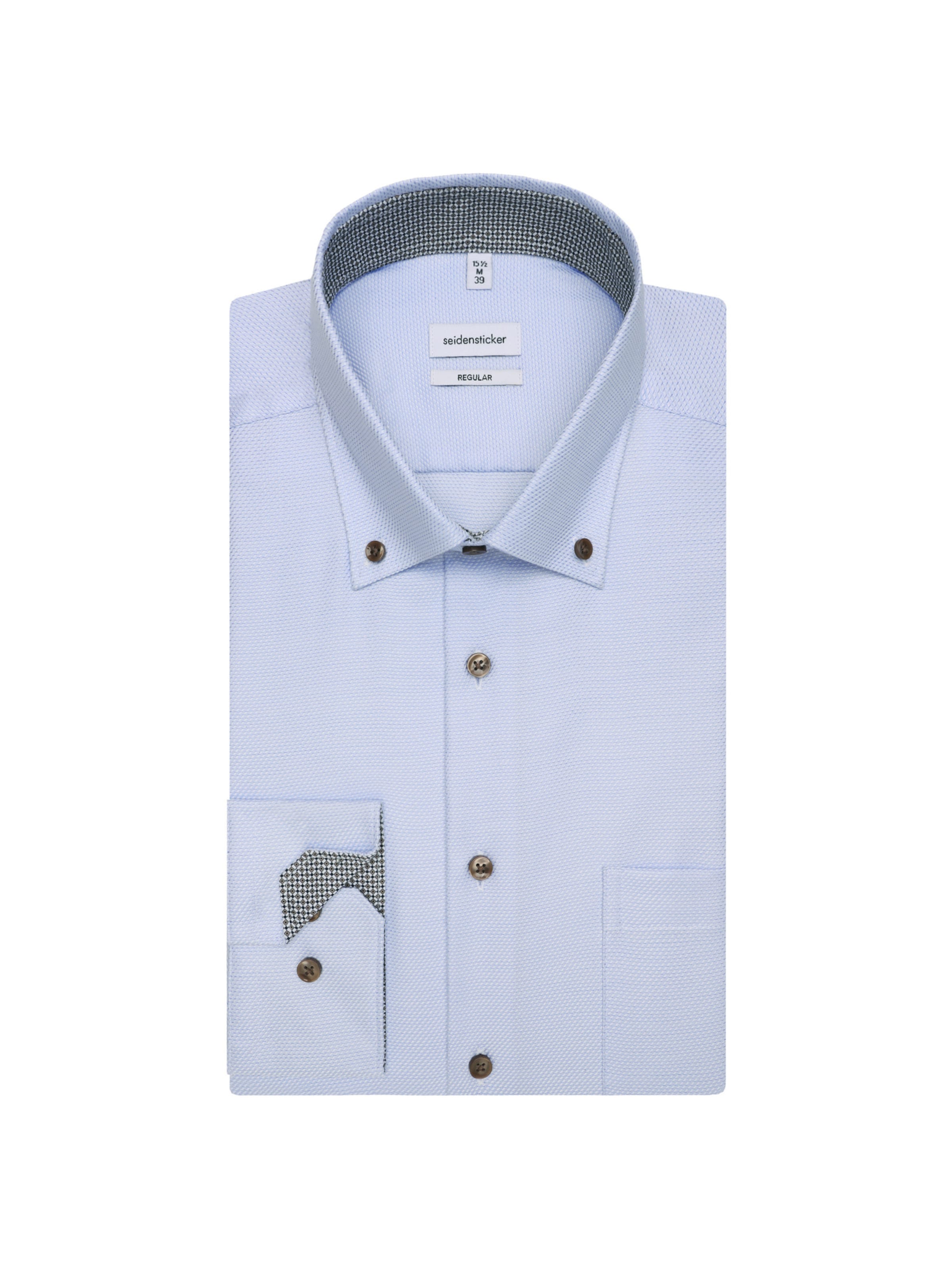 SEIDENSTICKER Regular fit Zakelijk overhemd in Blauw
