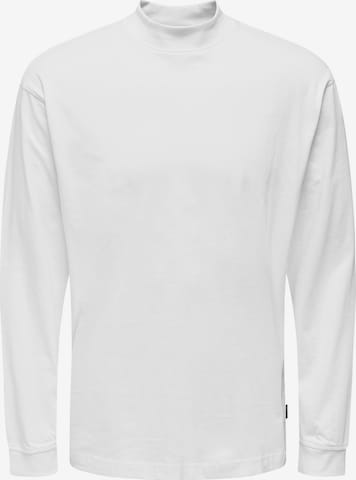 Only & Sons Μπλουζάκι 'FRED' σε λευκό: μπροστά