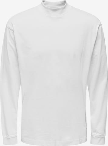 T-Shirt 'FRED' Only & Sons en blanc : devant