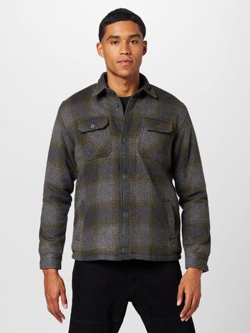 Petrol Industries Between-Season Jacket in Grey: front