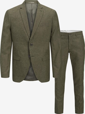 JACK & JONES Slim fit Suit 'Riviera' in Green: front