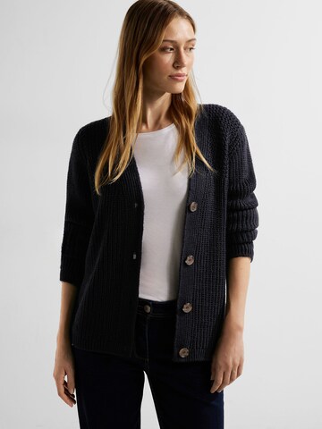 Cardigan CECIL en bleu : devant