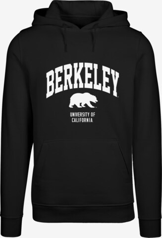 Merchcode Sweatshirt 'Berkeley University - Bear' in Black: front