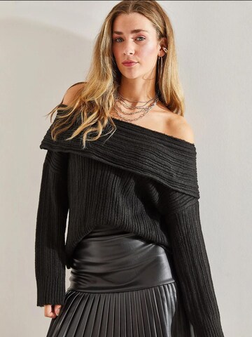 Bianco Lucci Pulover 'Pullover' | črna barva