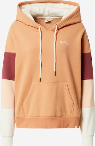 RIP CURL Sportief sweatshirt 'TREE HOUSE' in Bruin: voorkant