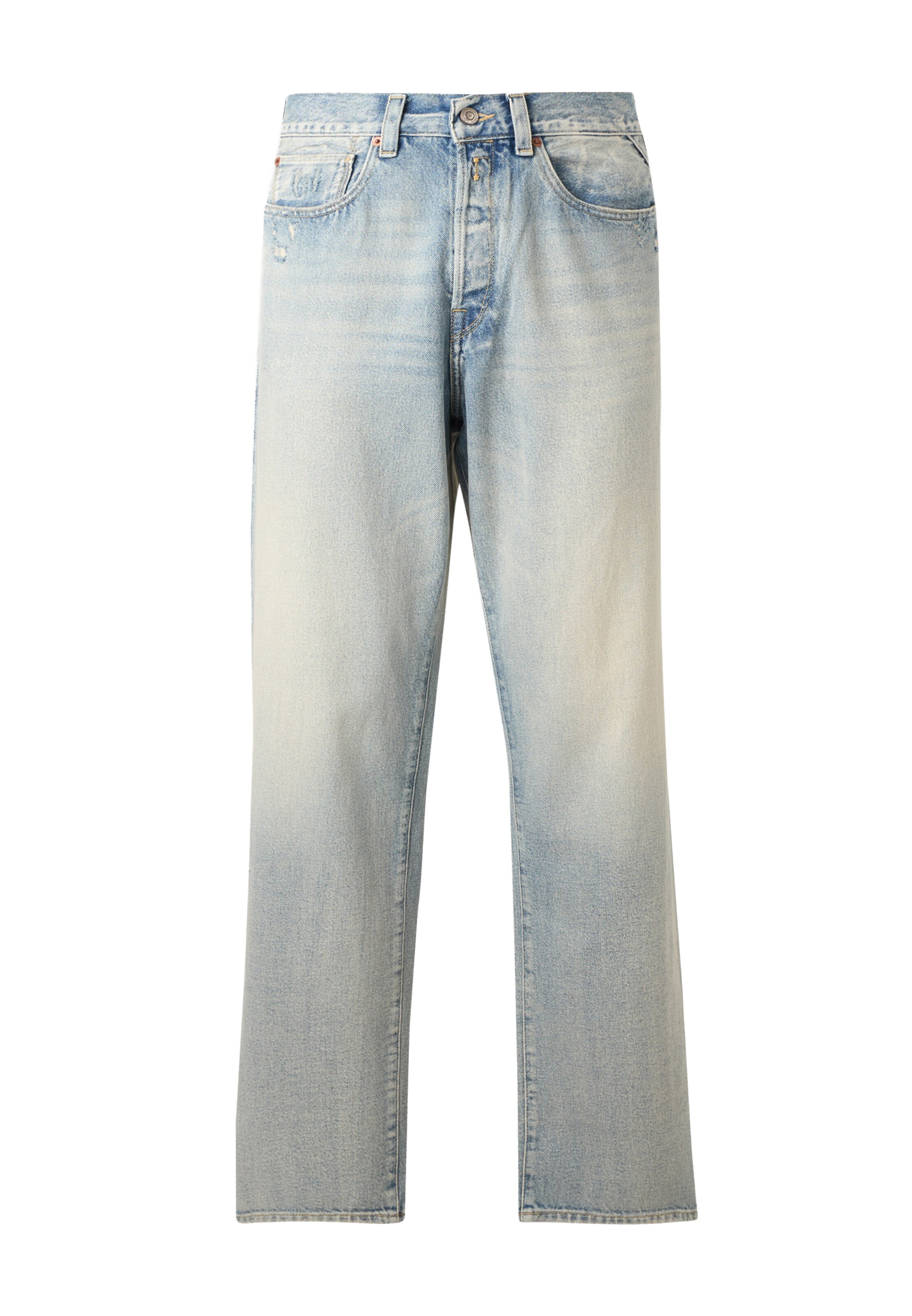 REPLAY Loosefit Farmer 'BWAII' - kék: elől