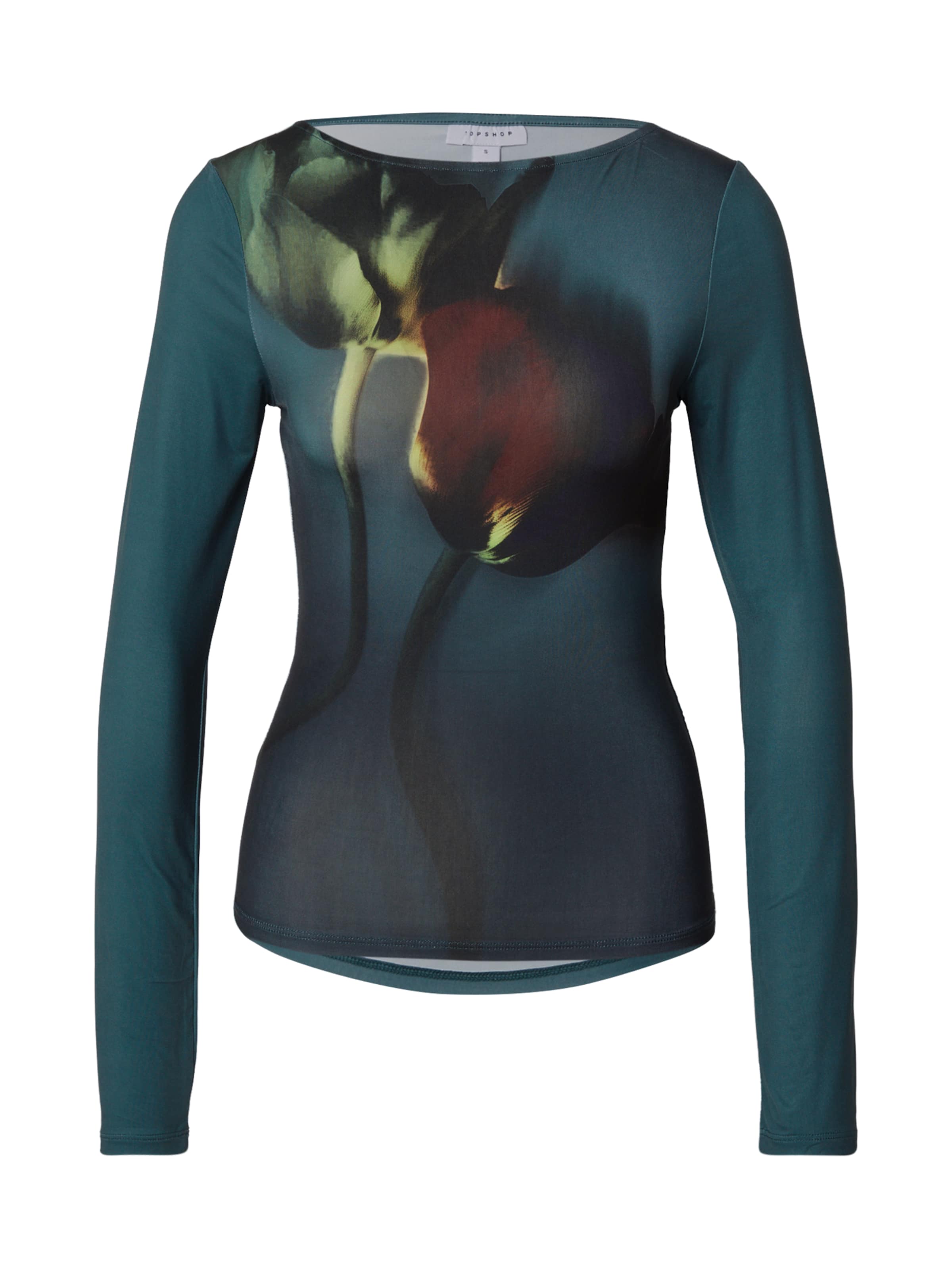 TOPSHOP Särk 'KIMMIE', värv roheline: eest vaates