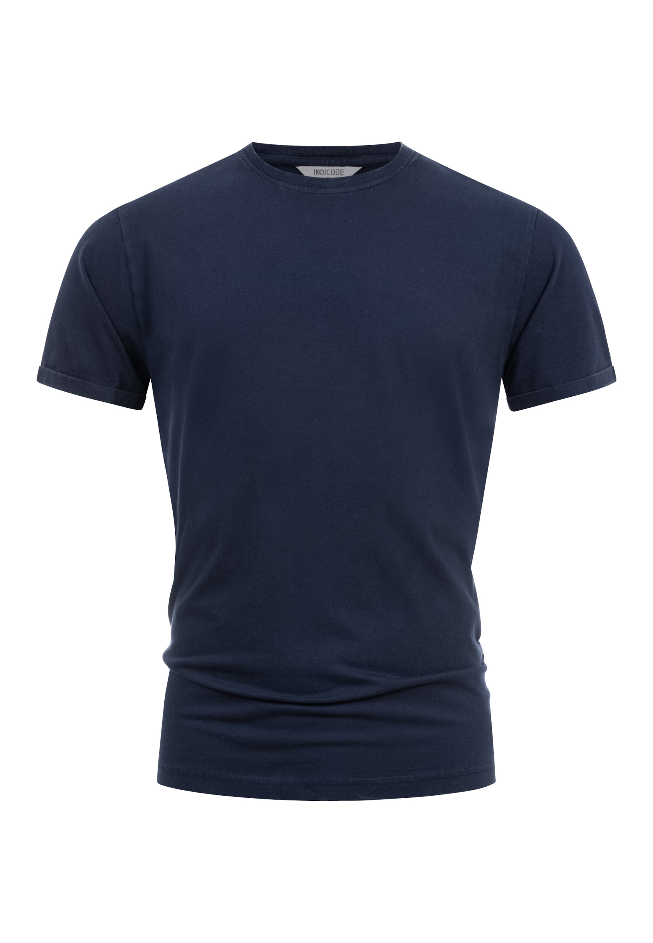 INDICODE JEANS Shirt 'INHerbst' in Blauw: voorkant