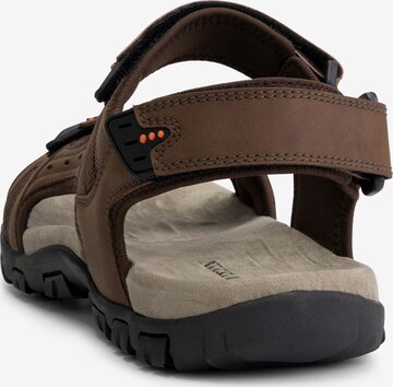 Travelin Sandalen 'Horten' in Bruin