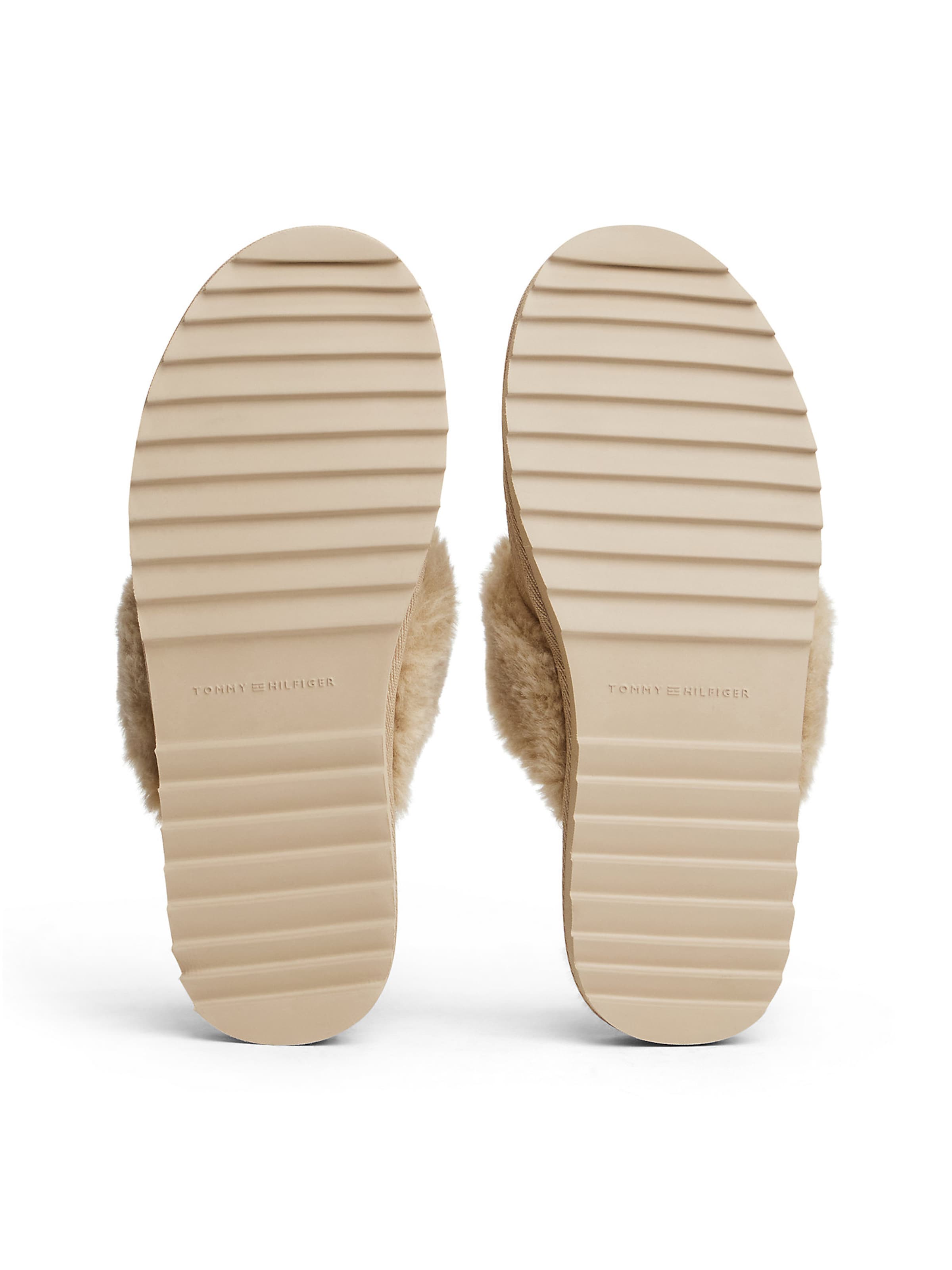 TOMMY HILFIGER Hausschuh in Beige
