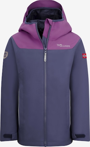 TROLLKIDS Outdoor jacket in Purple: front