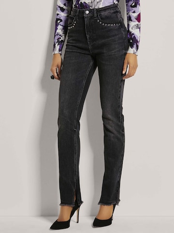 MADELEINE Slimfit Jeans in Zwart: voorkant
