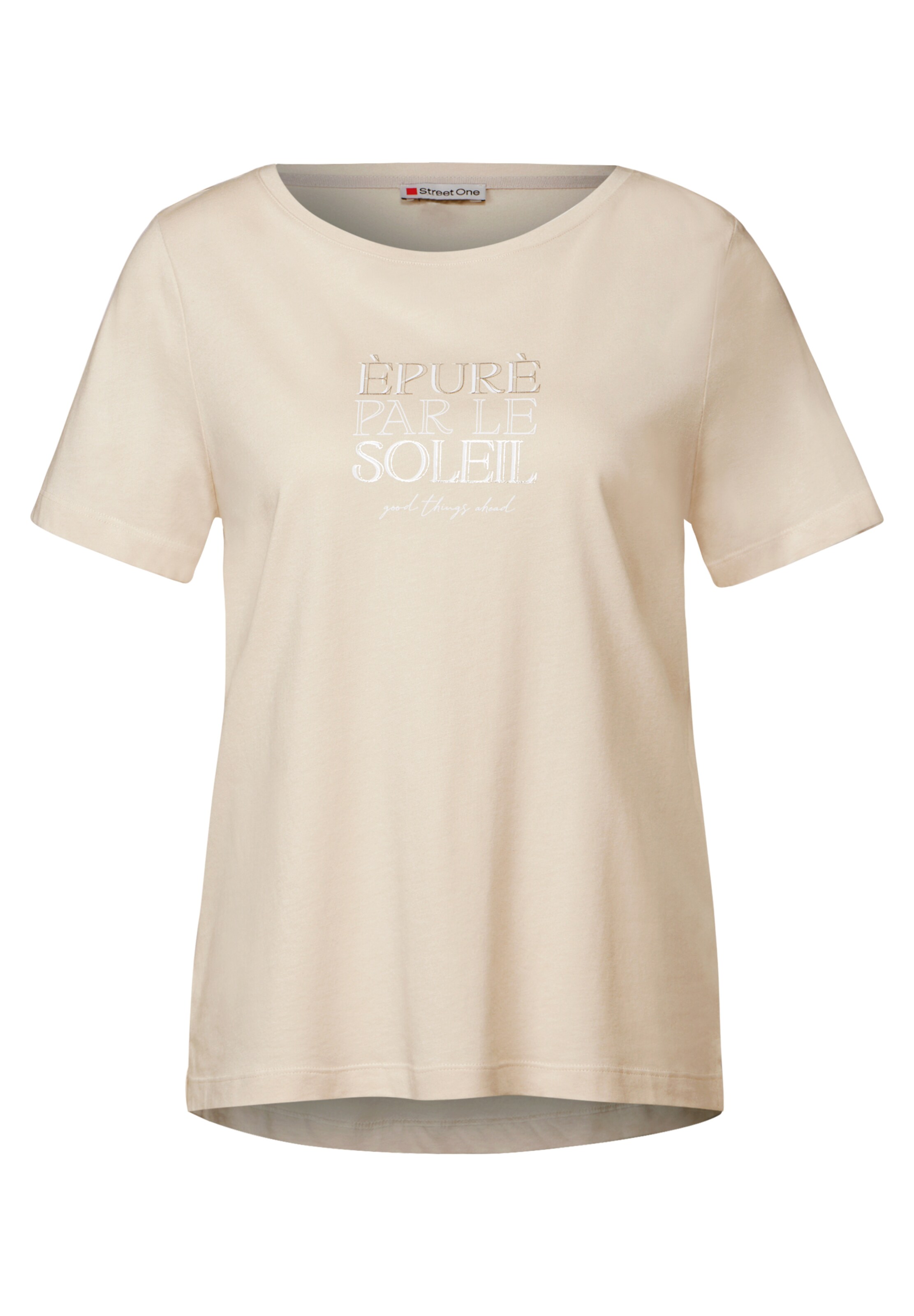 STREET ONE Shirt in Beige: front