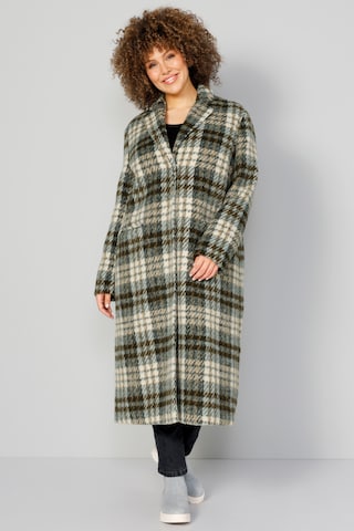 MIAMODA Between-Seasons Coat in Mixed colors: front