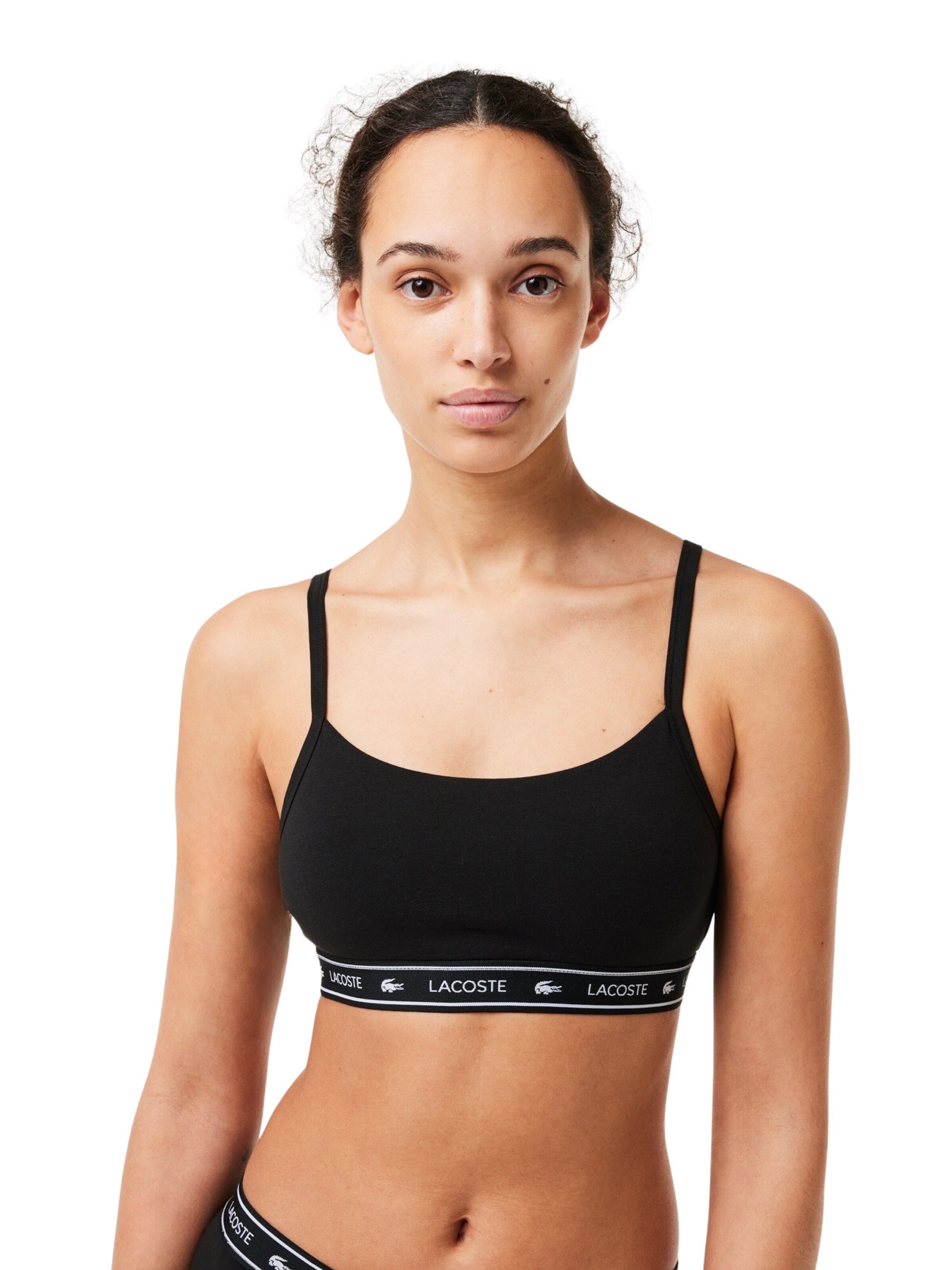 LACOSTE Bandeau Nedrček | črna barva