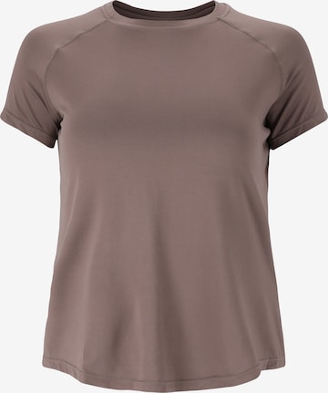 Athlecia Performance shirt 'Gaina' in Brown: front