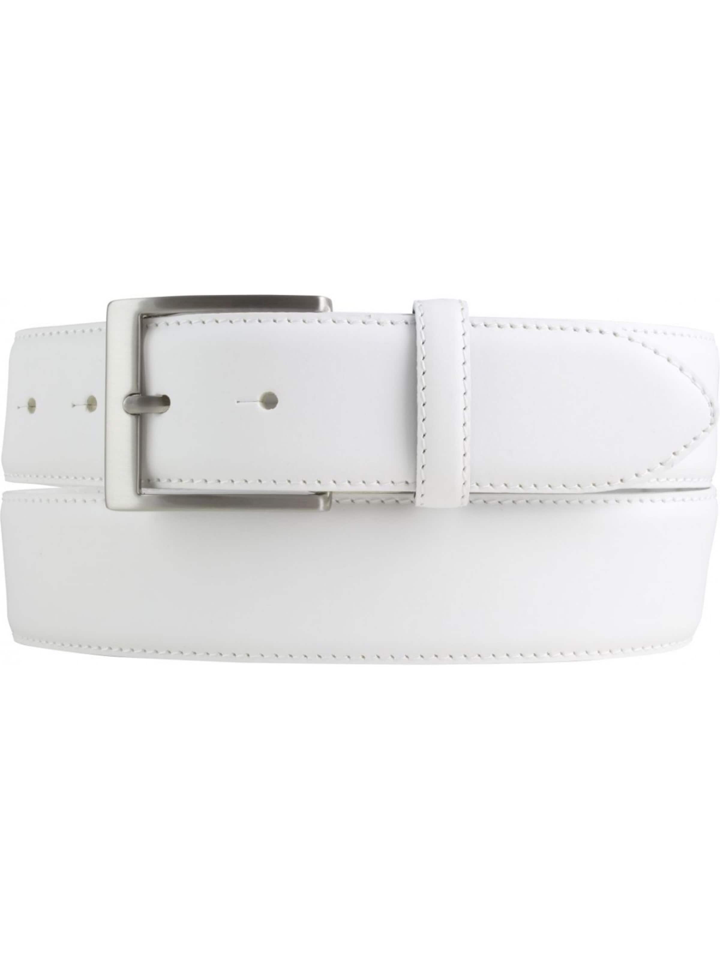 BELTINGER Belt 'Modenae' in White: front