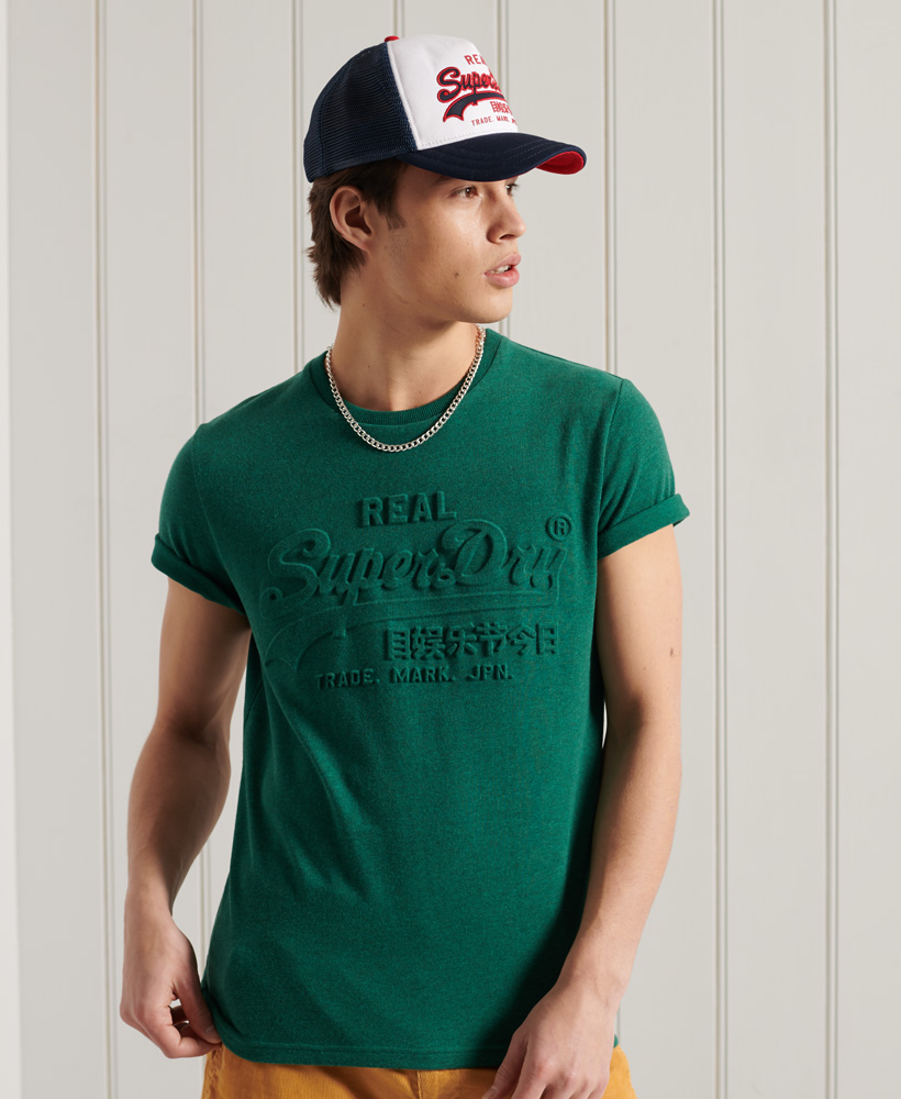 lh1Jk Mężczyźni Superdry Koszulka w kolorze Trawa Zielonam 