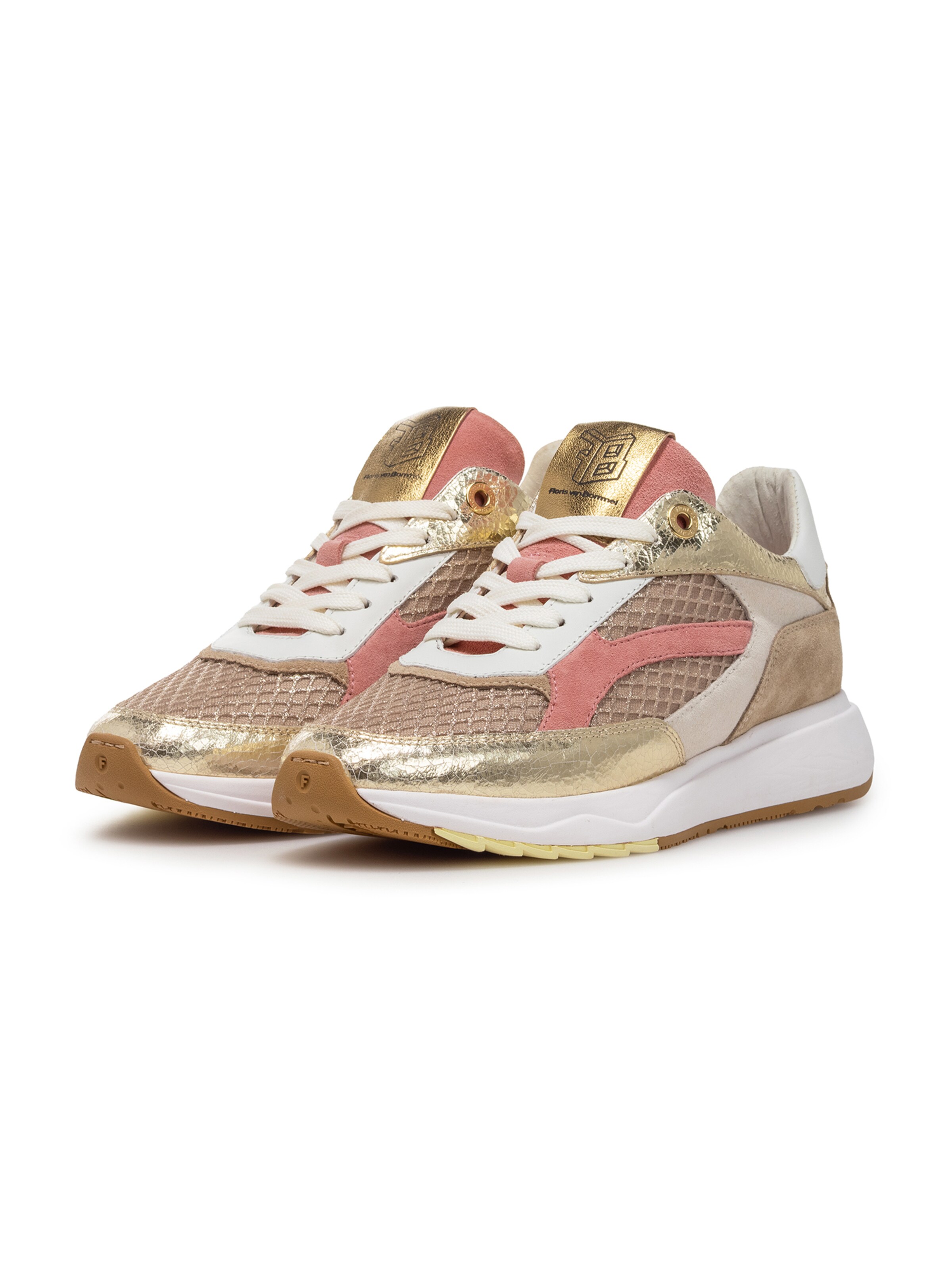 Floris van Bommel Sneakers 'Suvi 02' in Gold